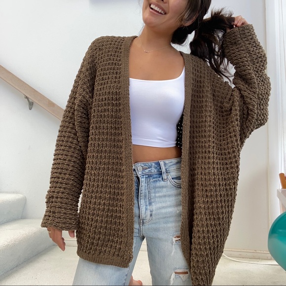 Green knit sweater L.A. hearts - Picture 2 of 4